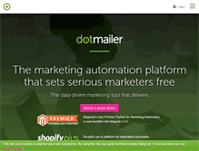 Tablet Screenshot of dotmailer.com